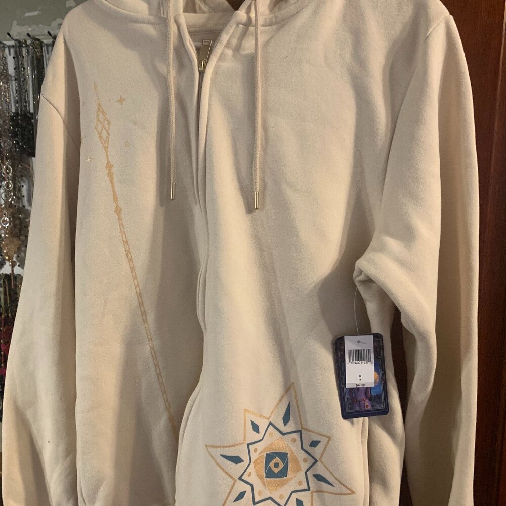 Disney Wish King Magnifico Zip Hoodie Adults SIZE MEDIUM NWT